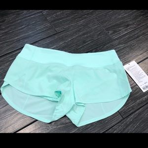 Lululemon Speed Up Short 2.5" *Seawheeze